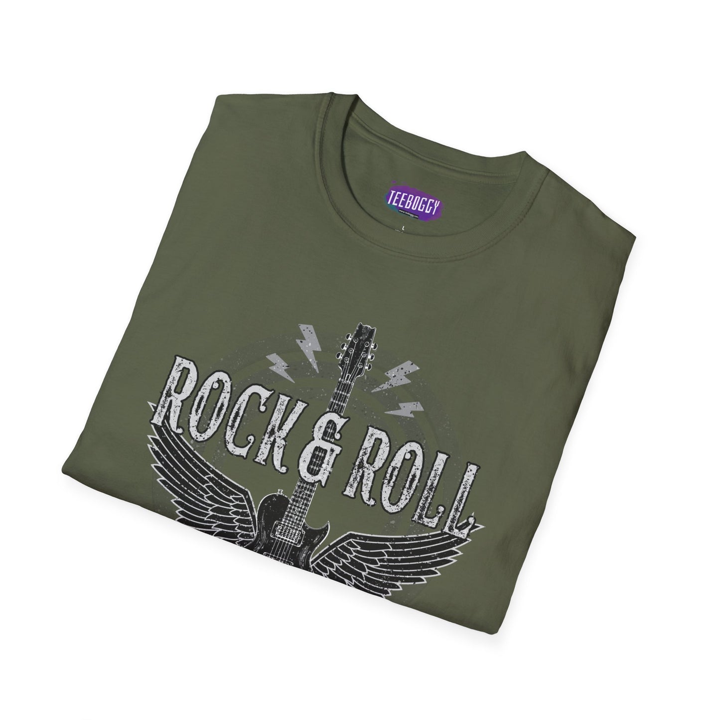 Guitar Wings Unisex T-Shirt Rock & Roll Music Tee