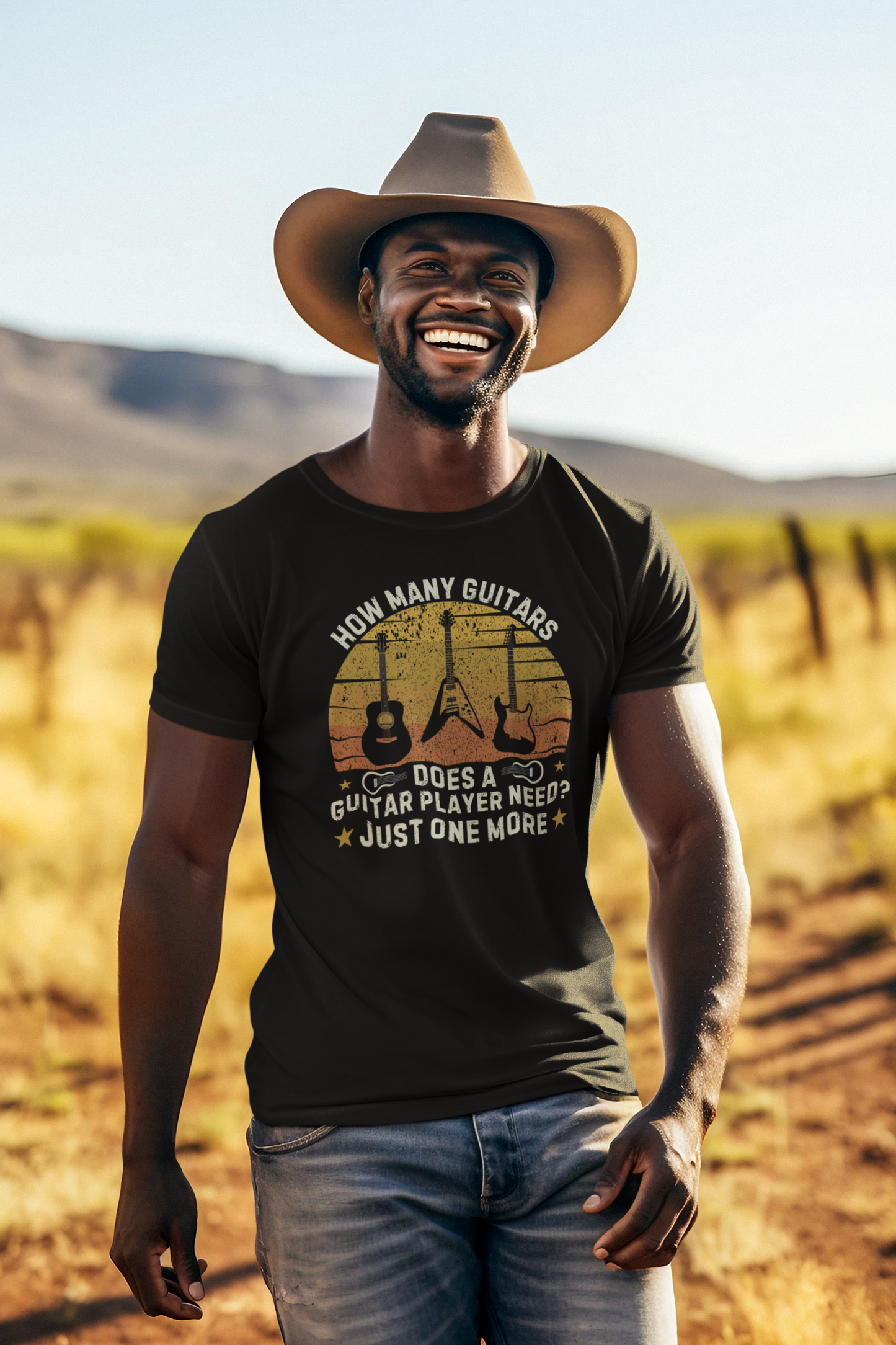 Guitarist Statement T-Shirt - Just One More Guitar