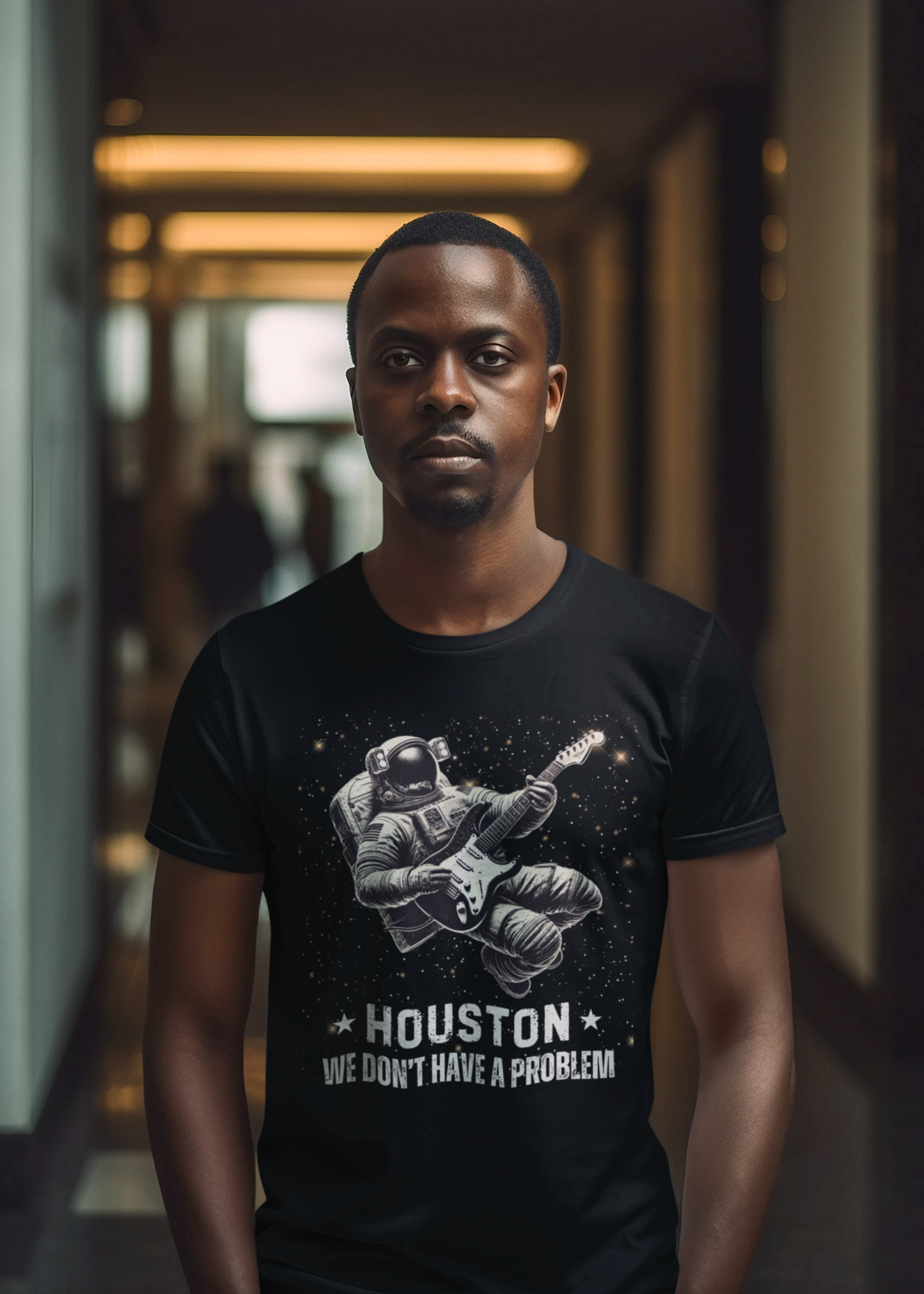 Spaceman T-Shirt - Houston, We Don't Have a Problem