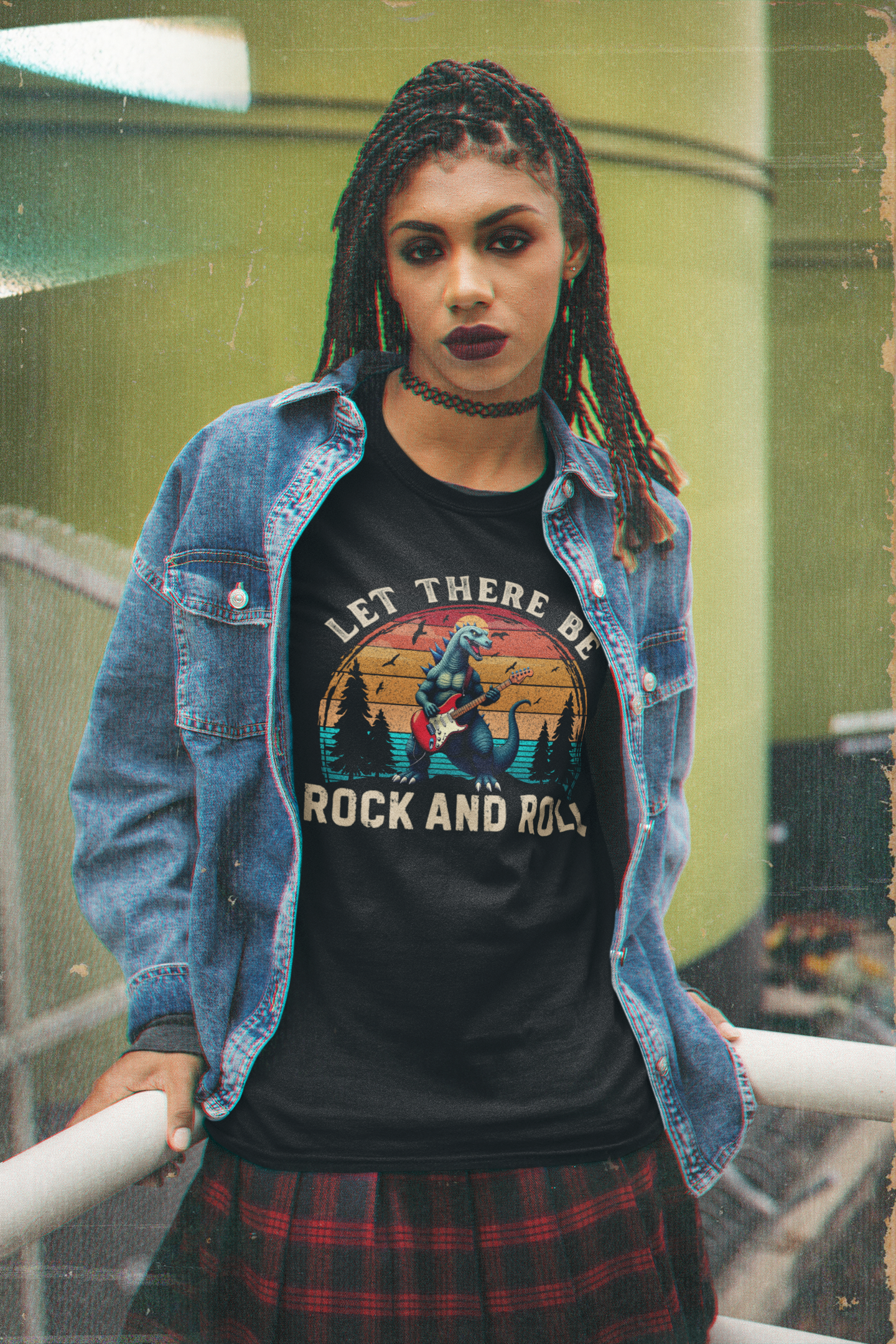 Godzilla Rock Guitar Unisex T-Shirt