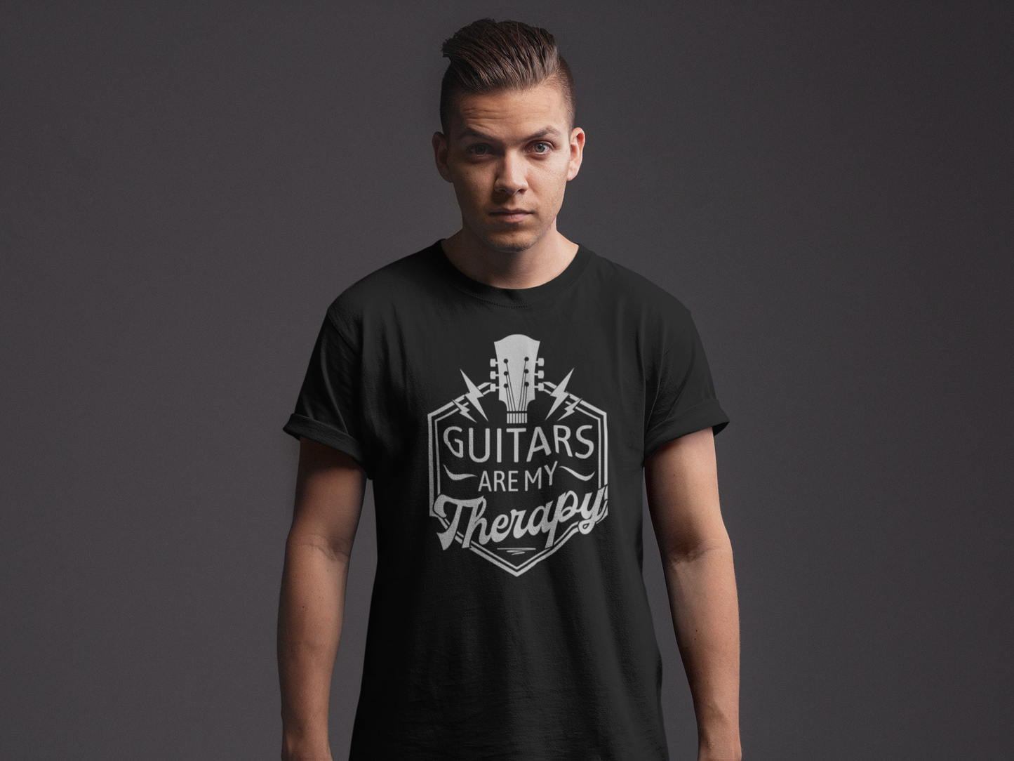 Guitar Headstock Therapy T-Shirt