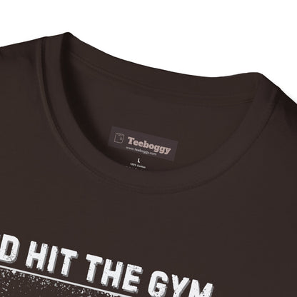 Fat Cat Guitarist T-Shirt — "I'd Hit the Gym, But Guitar Takes All My Time" Humorous Tee
