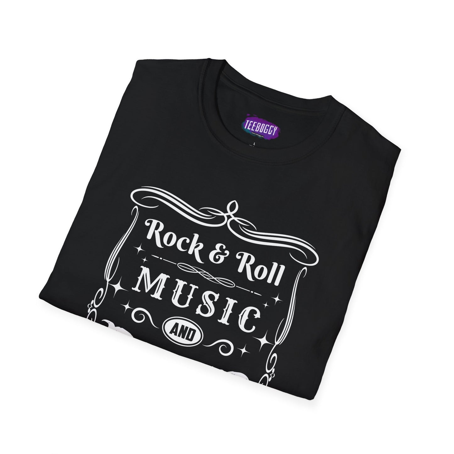 Rock & Roll Music Beer Softstyle T-Shirt