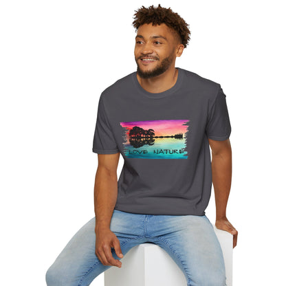 Love Nature Guitar T-Shirt