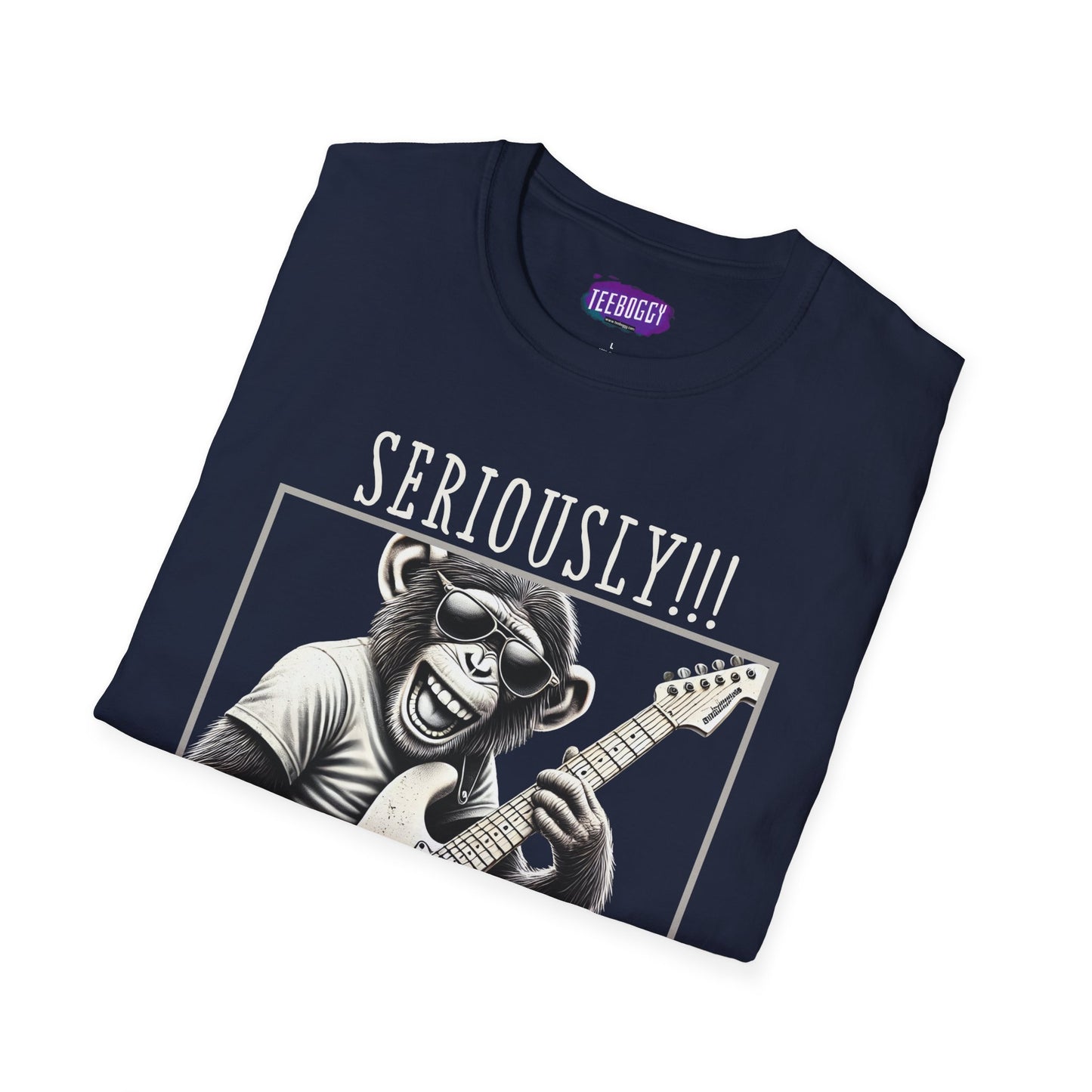 Funny Guitar Chimpanzee Tee