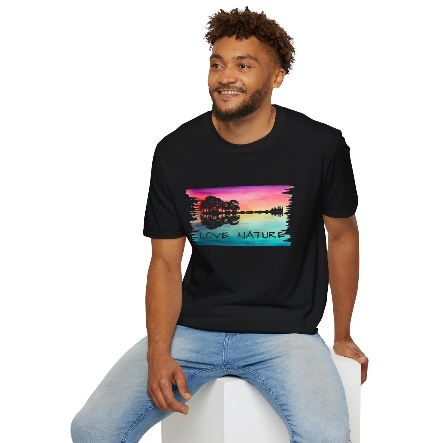 Love Nature Guitar T-Shirt