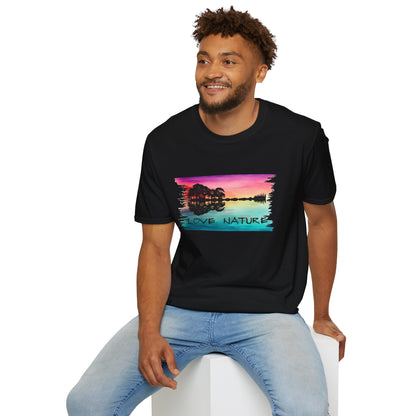 Love Nature Guitar T-Shirt
