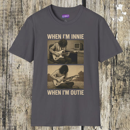 Severance Guitarist, Innie & Outie T-Shirt