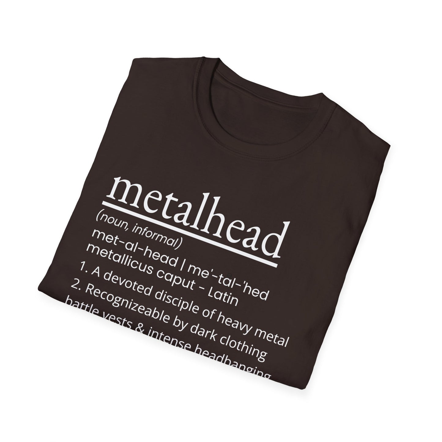 Metalhead Dictionary Definition T Shirt