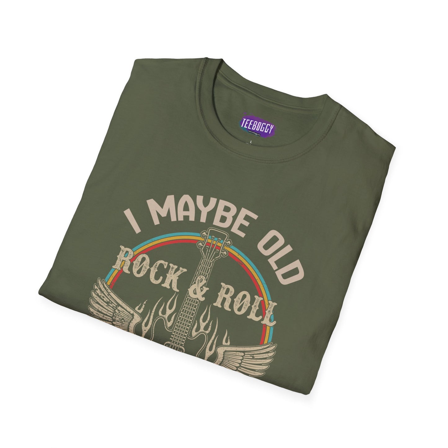 Rock Guitar Wings Unisex T-Shirt for Veteran Rockers
