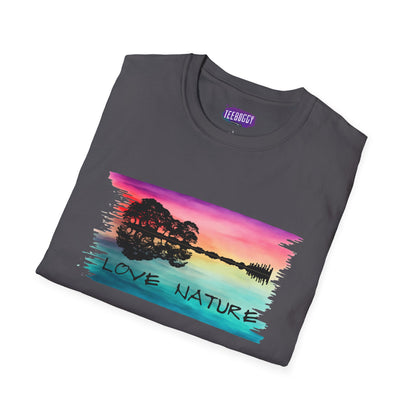 Love Nature Guitar T-Shirt