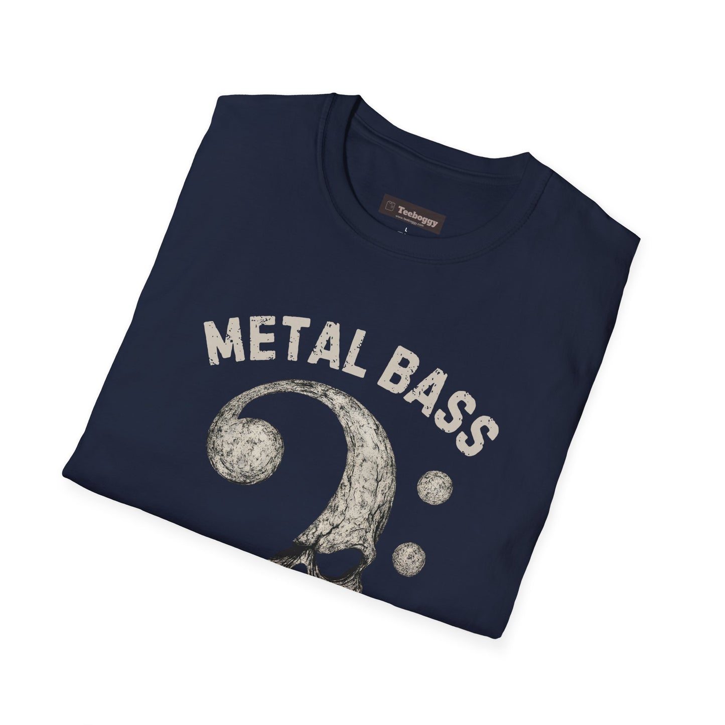 Metal Bass Skull T-Shirt — "Metal Bass, Hell Yeah!"