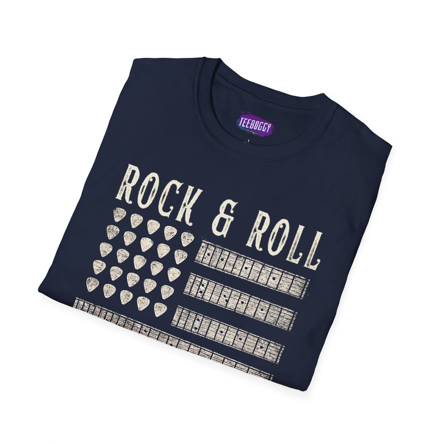 Patriotic Guitar T-Shirt - Rock & Roll, USA Greatness