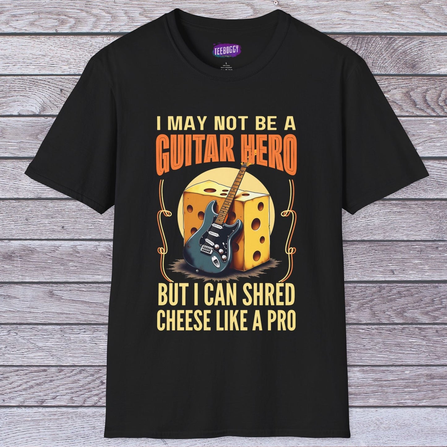 Funny Guitar Cheese T-Shirt
