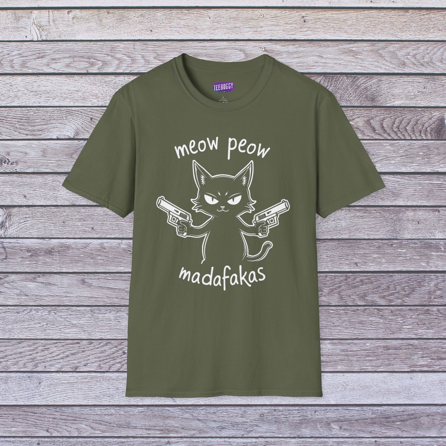 Cat Pew Pew Unisex T-Shirt
