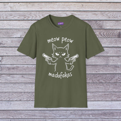Cat Pew Pew Unisex T-Shirt