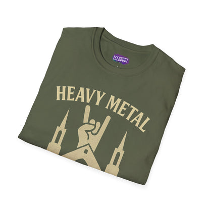 Heavy Metal Church Unisex T-Shirt - Heavy Metal, My Religion