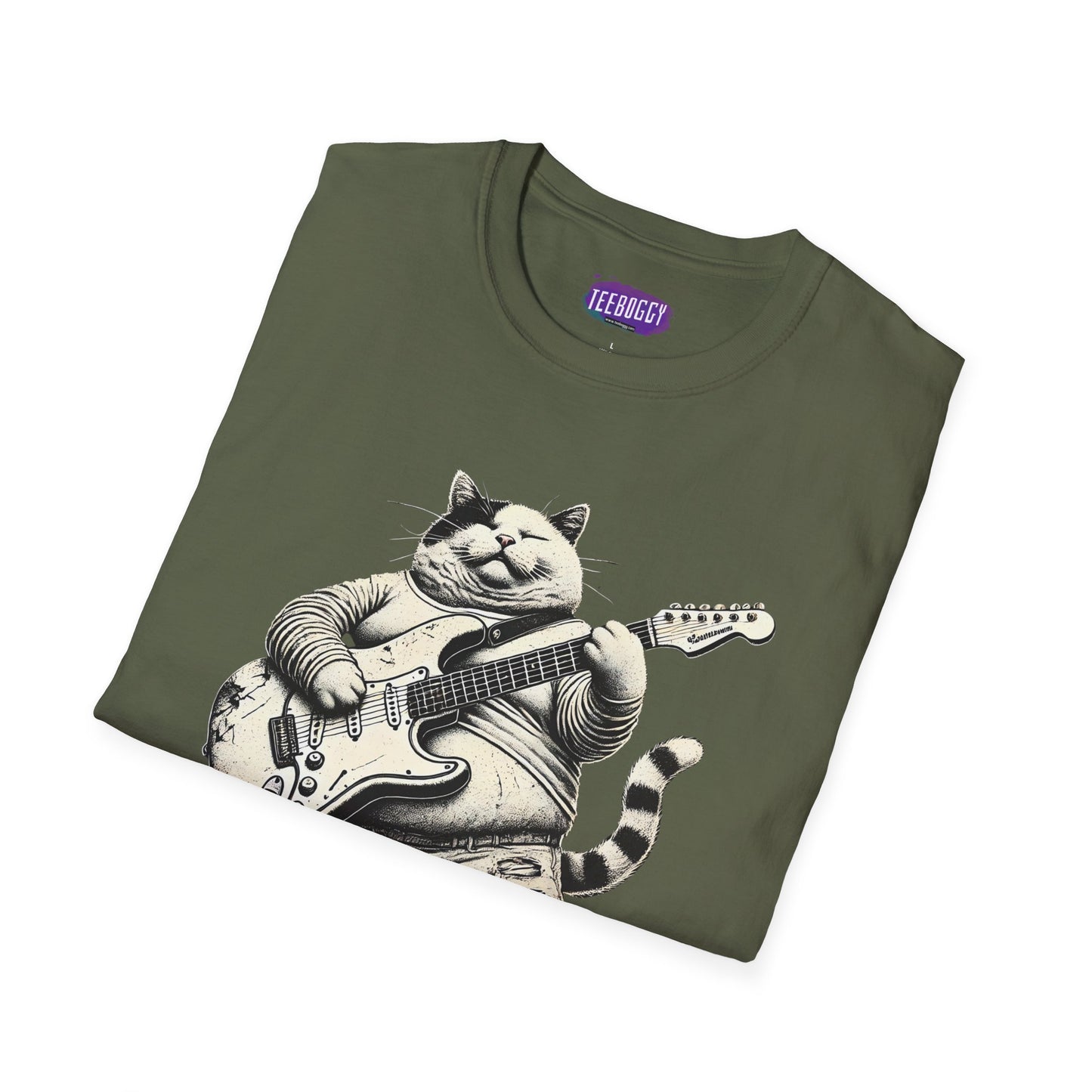 Cat Guitar Unisex T-Shirt - Heavy, Man... Just Heavy!