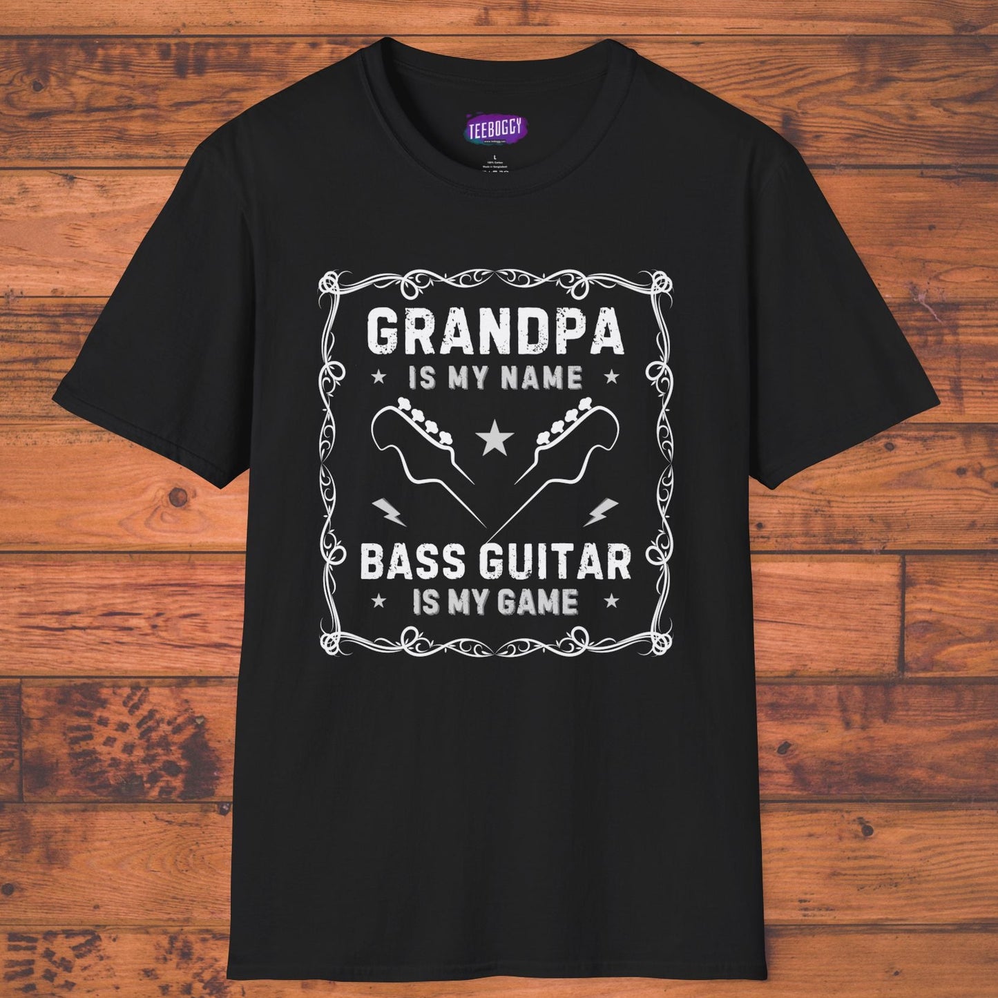 Bass Guitar Grandpa Unisex T-Shirt