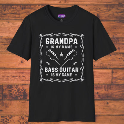 Bass Guitar Grandpa Unisex T-Shirt