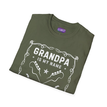 Bass Guitar Grandpa Unisex T-Shirt