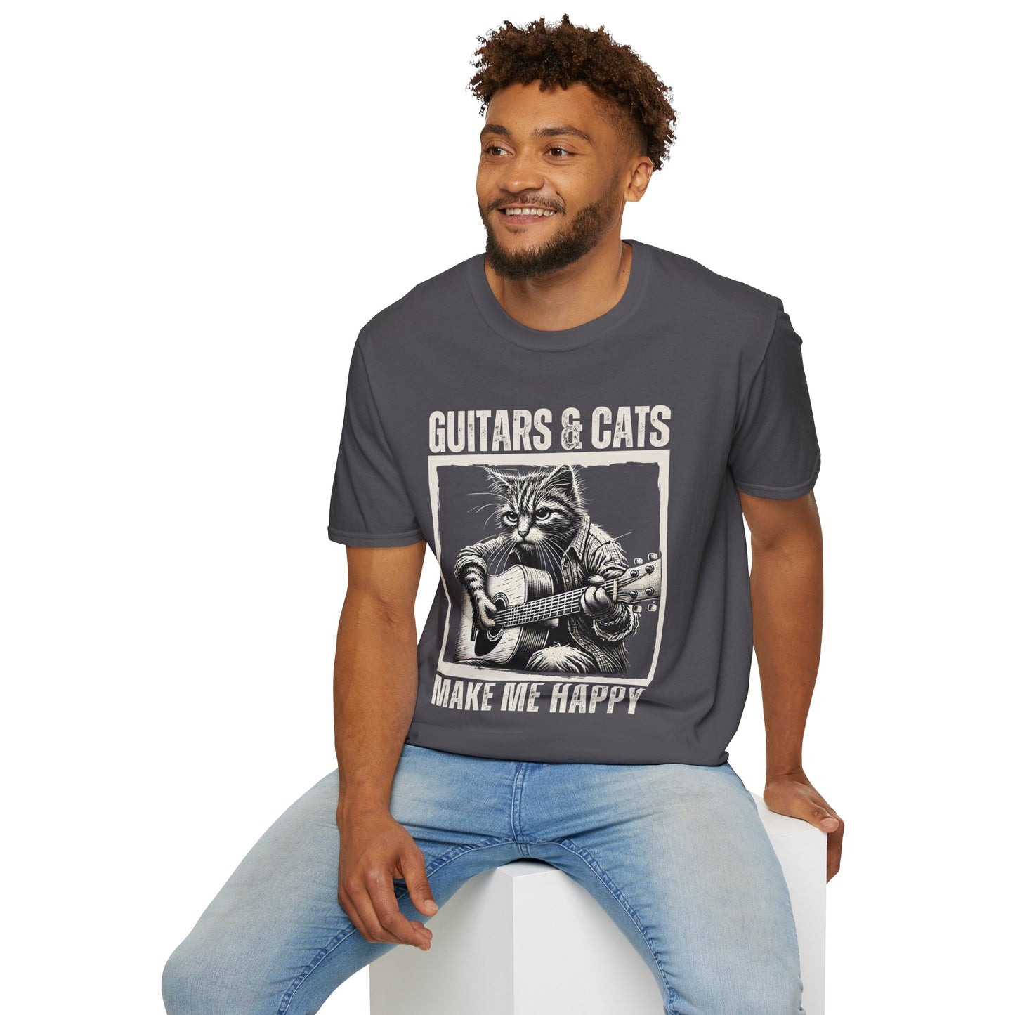 Cat Guitarist T-Shirt