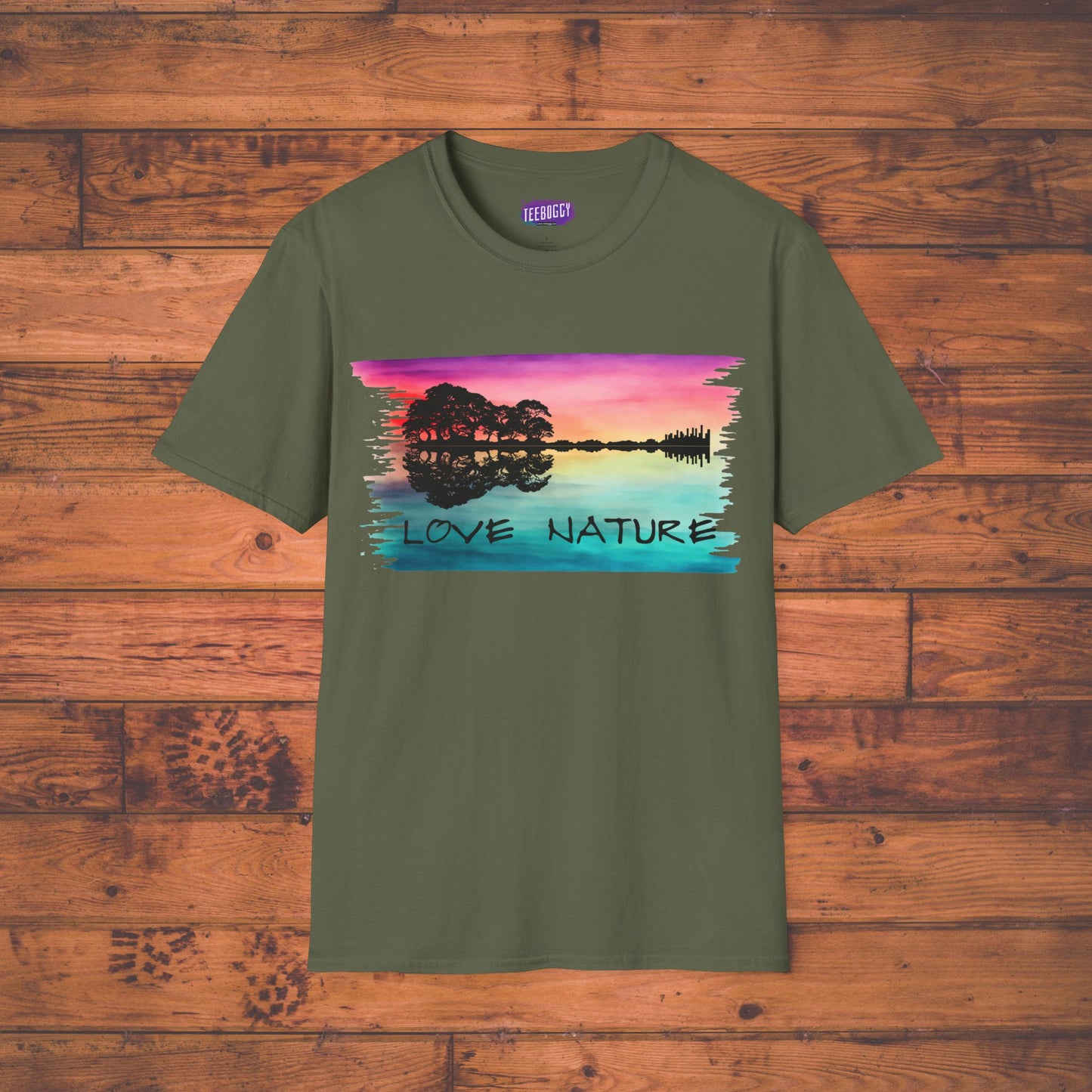 Love Nature Guitar T-Shirt