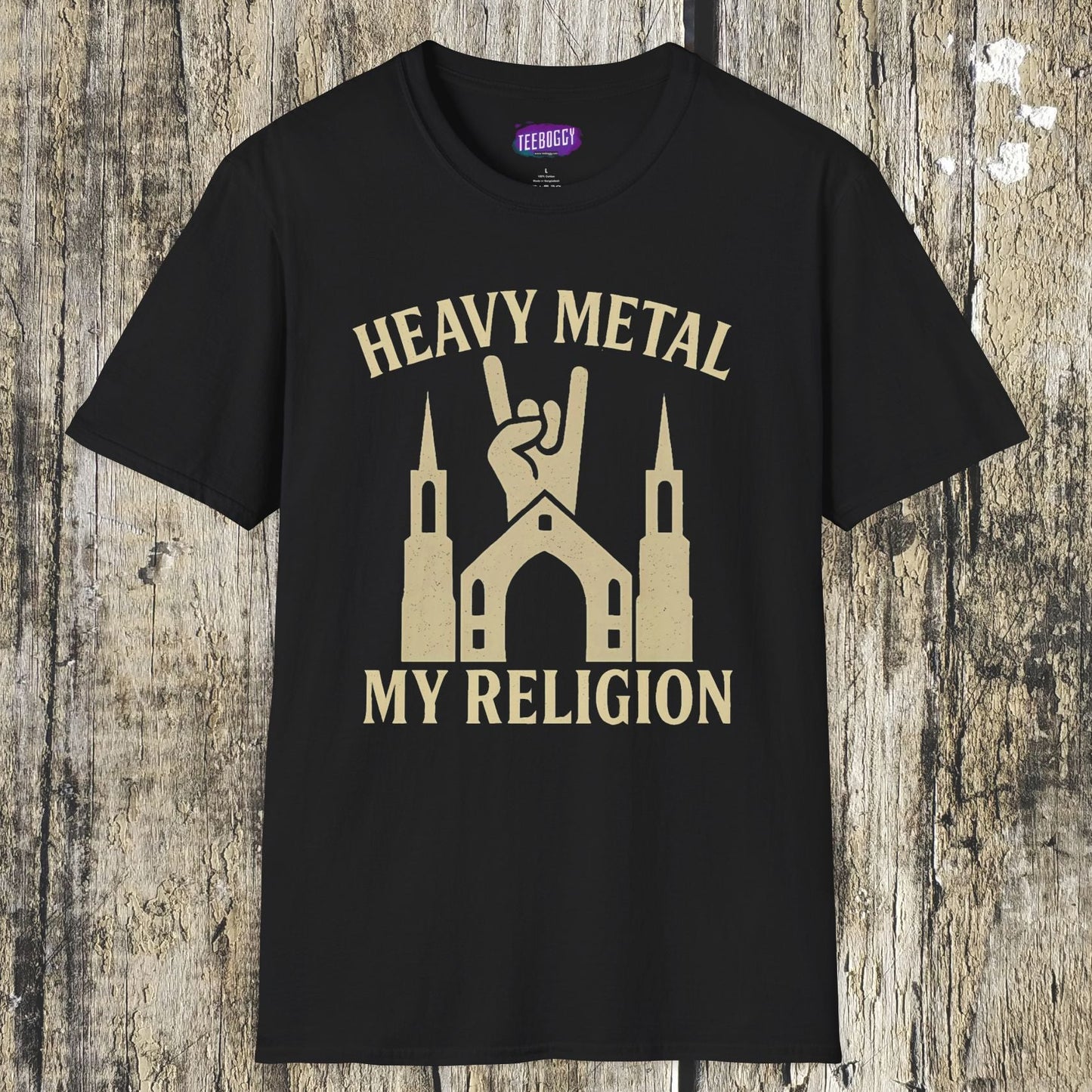 Heavy Metal Church Unisex T-Shirt - Heavy Metal, My Religion