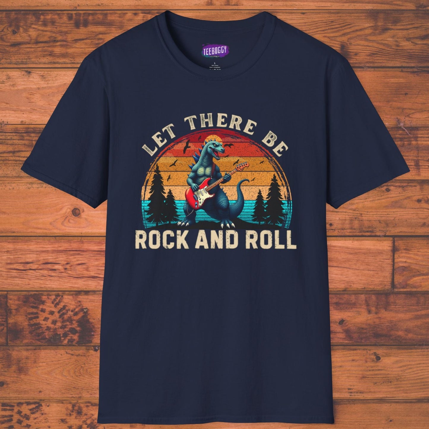 Godzilla Rock Guitar Unisex T-Shirt