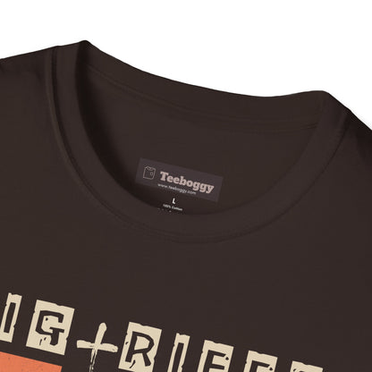 Bigfoot Guitar Graphic T-Shirt — Heavy Metal Wilderness Band Tee