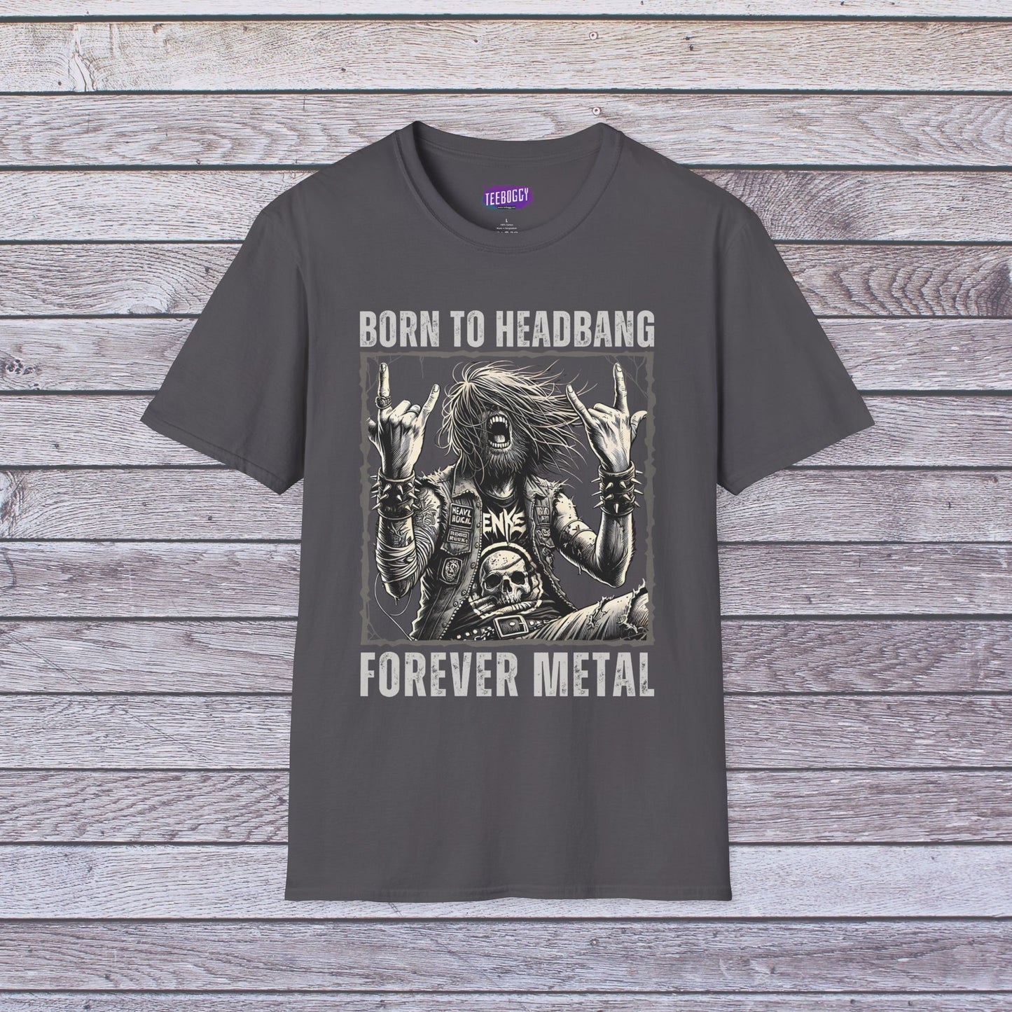Headbanger T-Shirt - Born To Headbang, Forever Metal