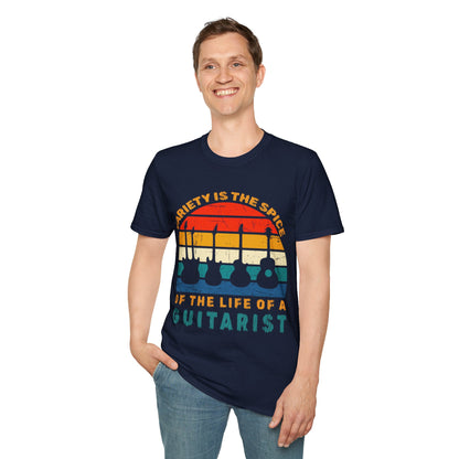 Guitarist Graphic Tee - Variety is the Spice of Life Unisex Softstyle T-Shirt