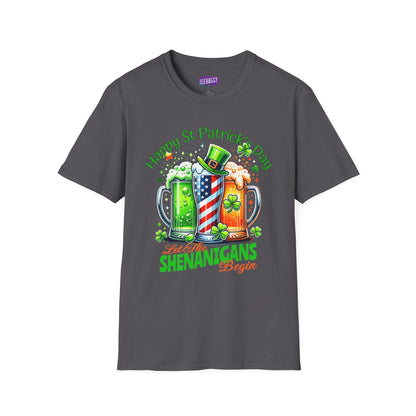 St Patrick's Day T-Shirt - Patriotic Irish American Shenanigans