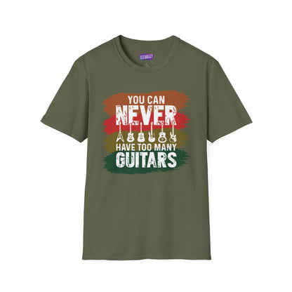 Guitar Statement T-Shirt - Grunge Colorful Slogan