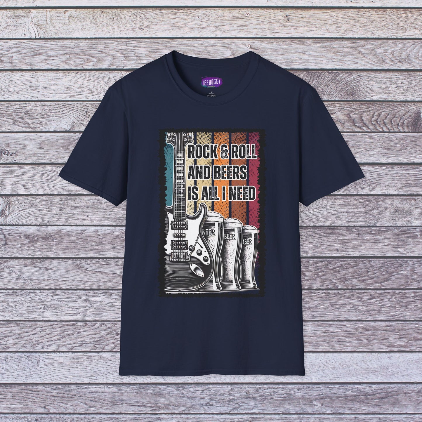 Rock Guitar & Beers Unisex T-Shirt