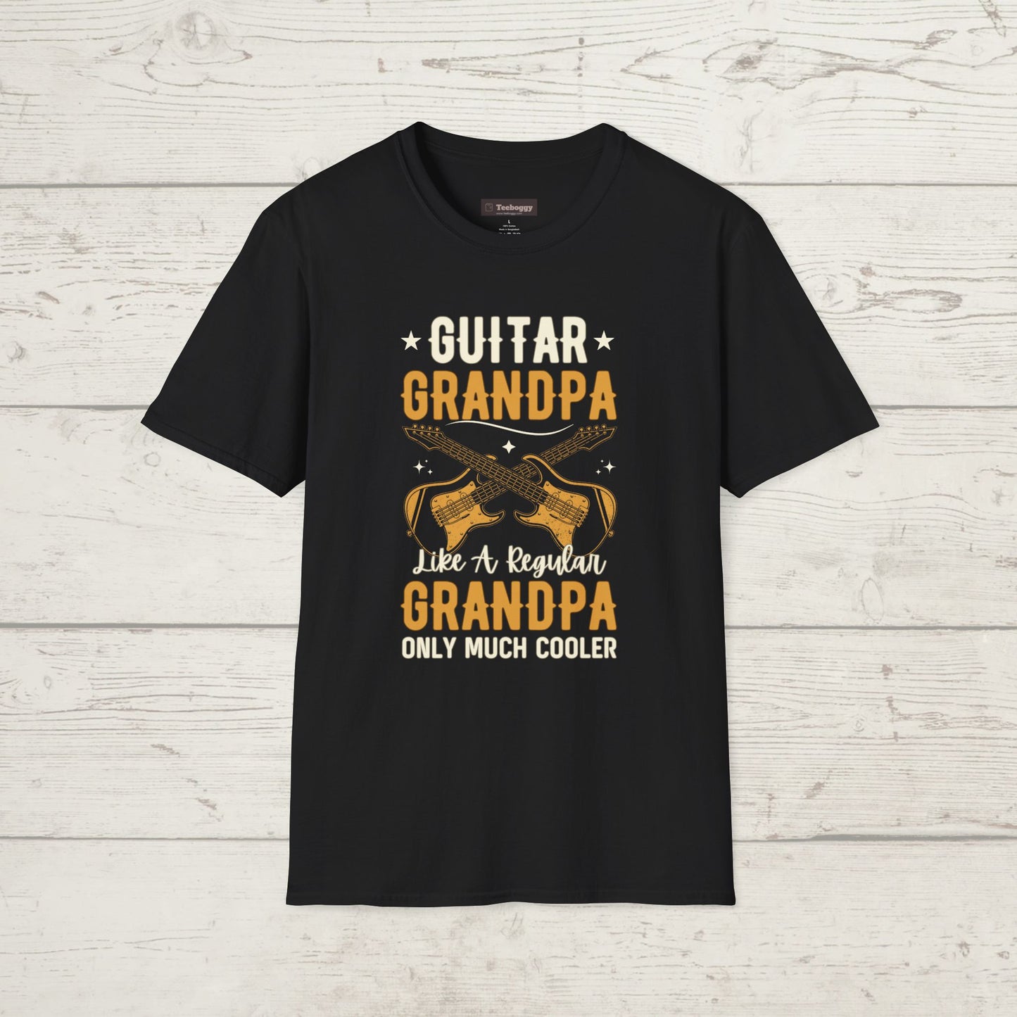 Guitar Grandpa, Like A regular Grandpa Only Much Cooler, T-Shirt.
