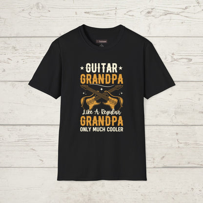 Guitar Grandpa, Like A regular Grandpa Only Much Cooler, T-Shirt.