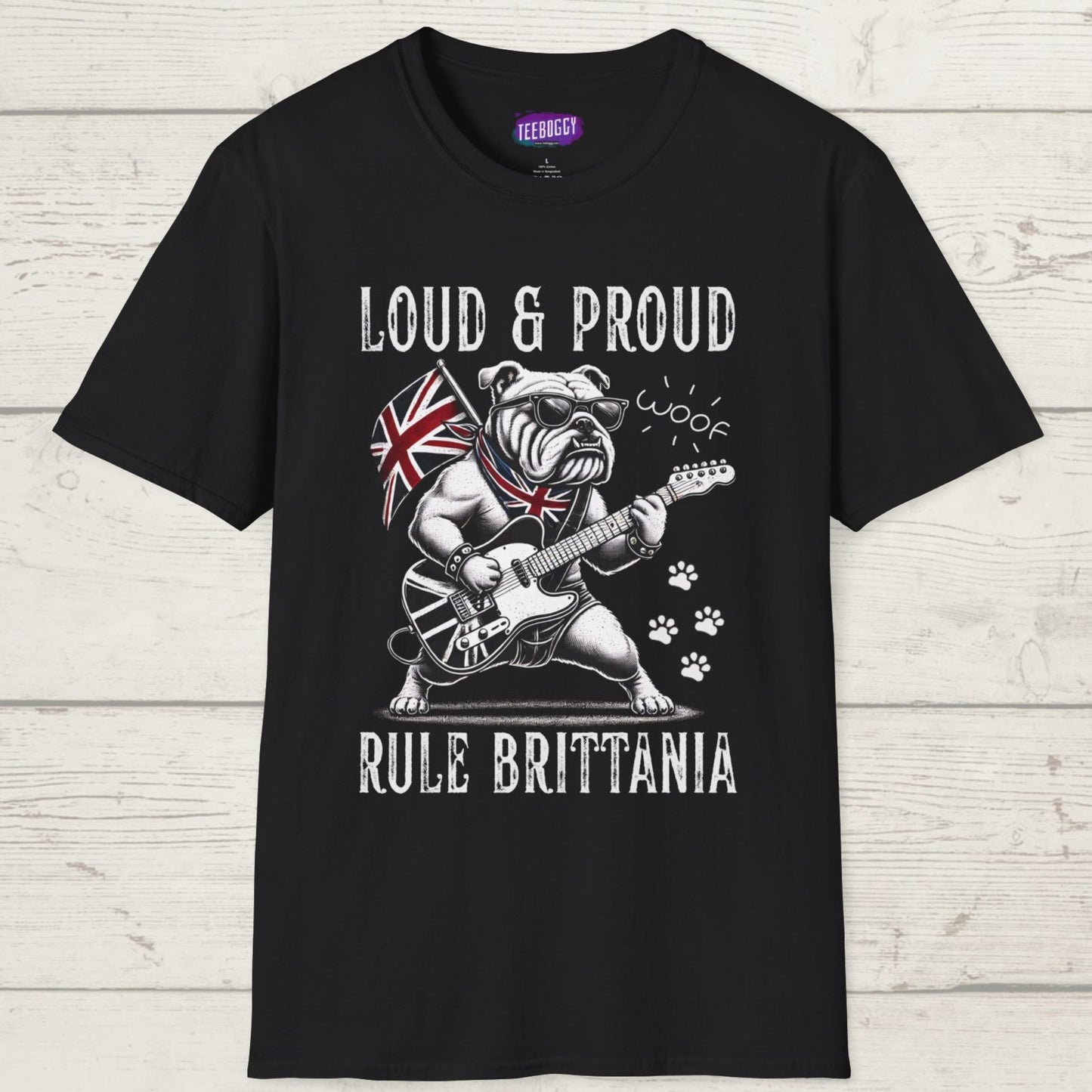 British Bulldog Guitar T-Shirt