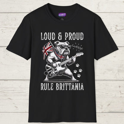 British Bulldog Guitar T-Shirt