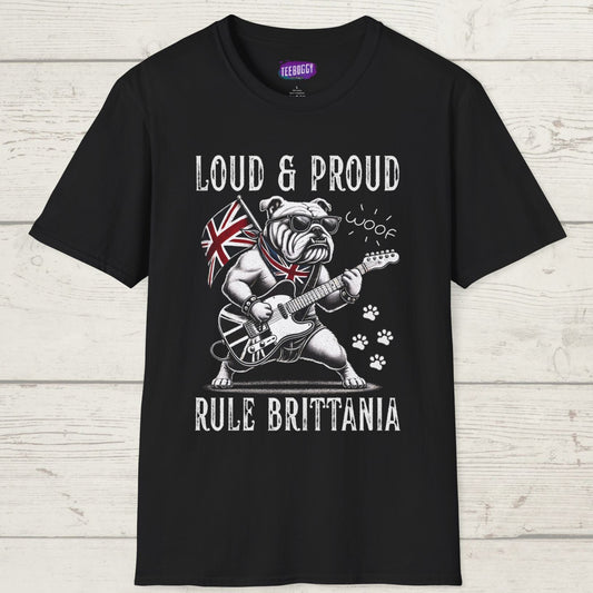 British Bulldog Guitar T-Shirt