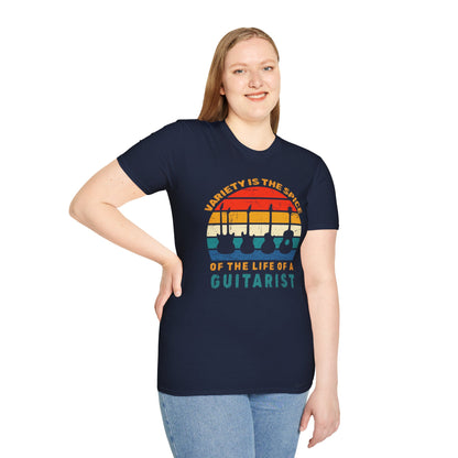 Guitarist Graphic Tee - Variety is the Spice of Life Unisex Softstyle T-Shirt