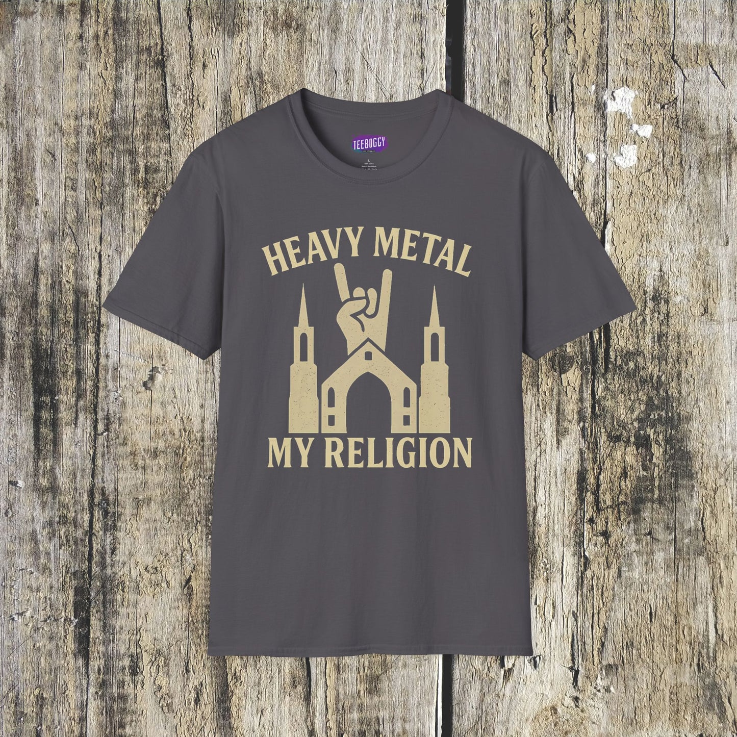 Heavy Metal Church Unisex T-Shirt - Heavy Metal, My Religion