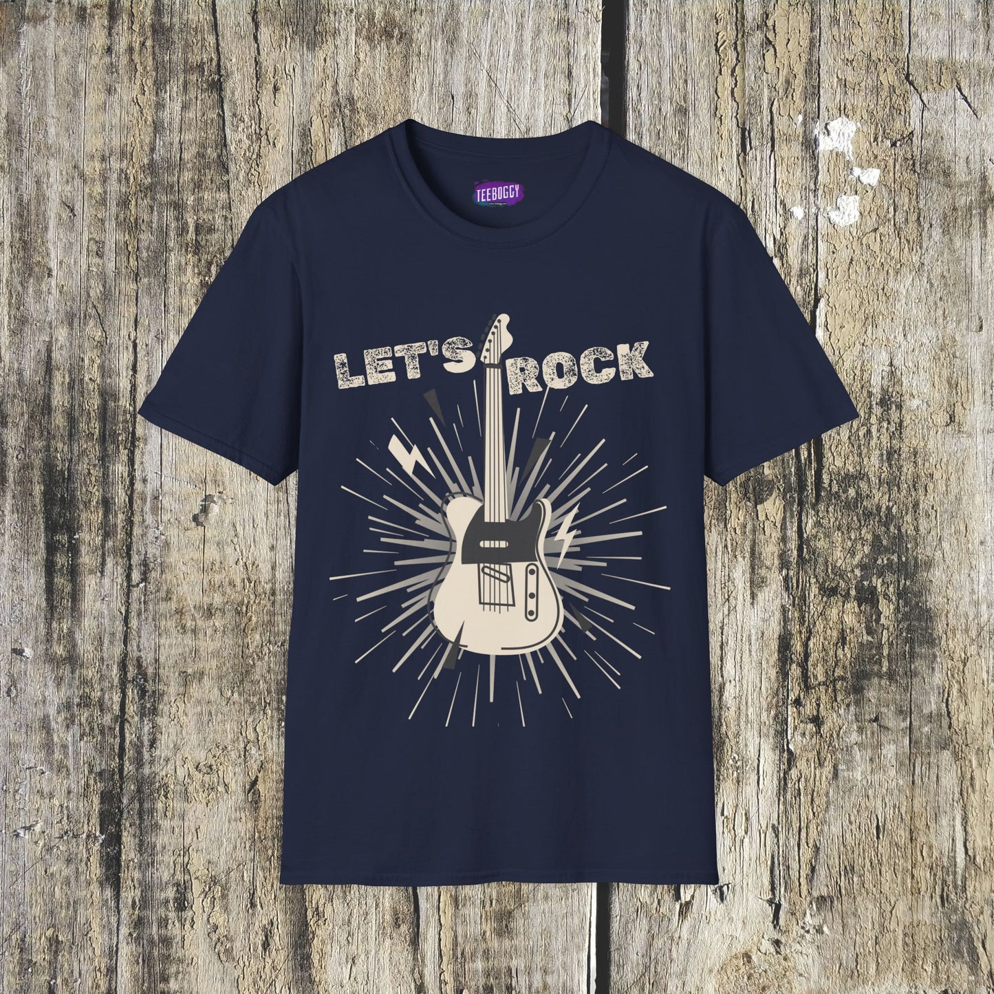 Guitarist T-Shirt - Lets Rock, Music Lover