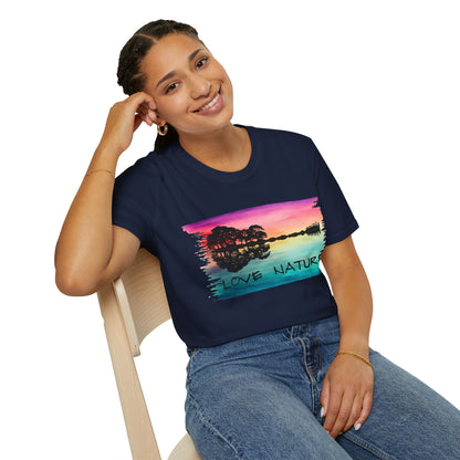 Love Nature Guitar T-Shirt