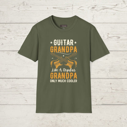 Guitar Grandpa, Like A regular Grandpa Only Much Cooler, T-Shirt.