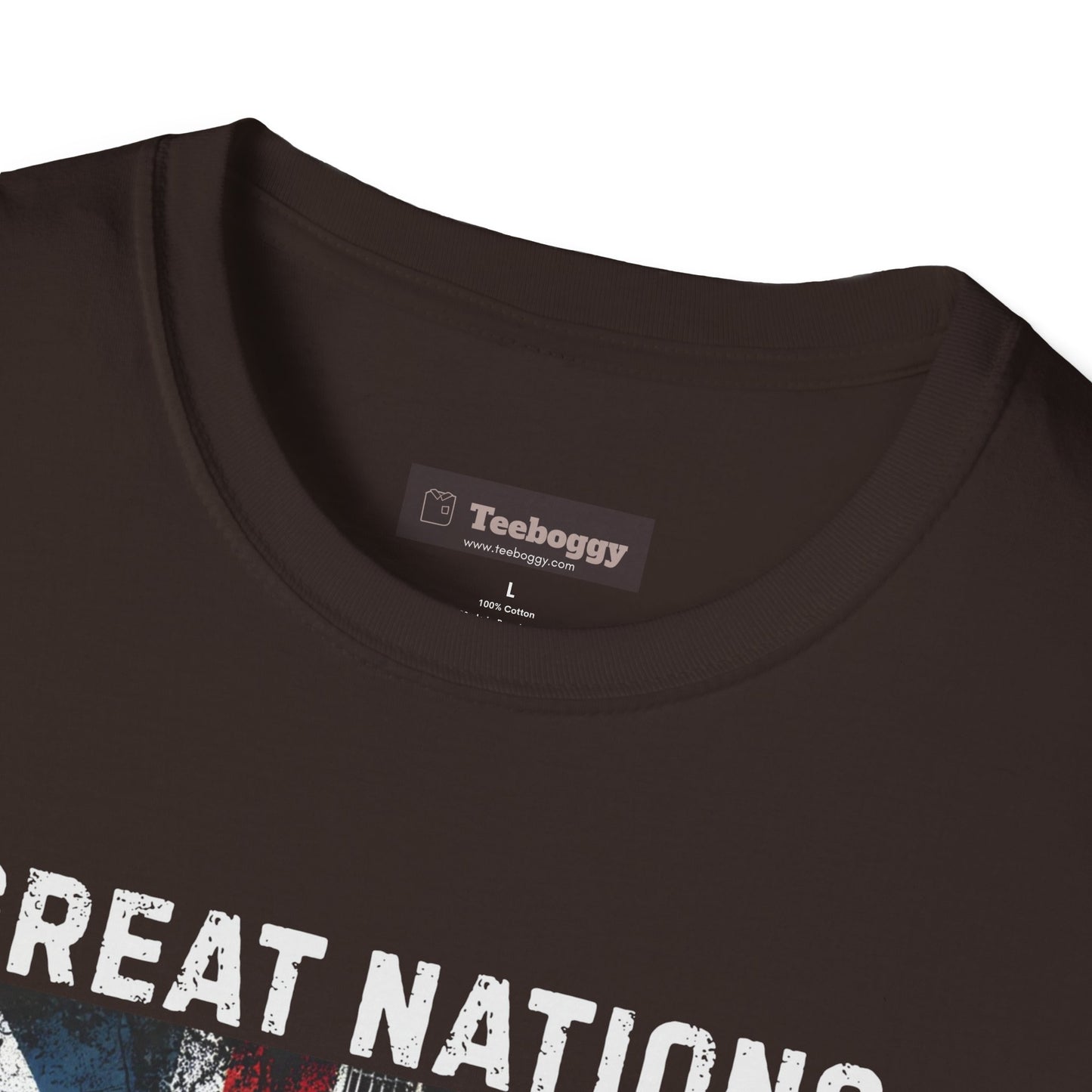 Great Nations Make Great Rock and Roll T-Shirt — USA & UK Flag Rock Tee