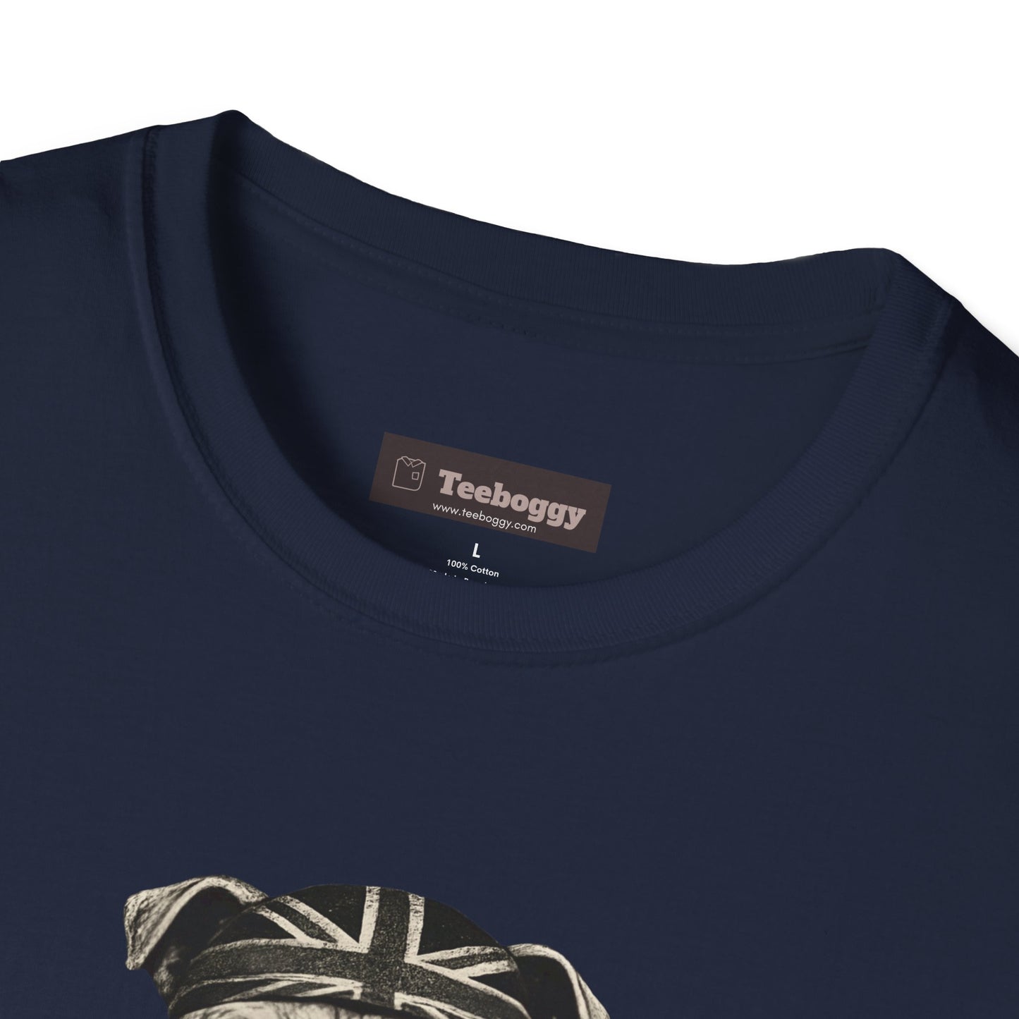 Bulldog Rock Rebel T-Shirt — Guitar-Slinging Middle Finger Design