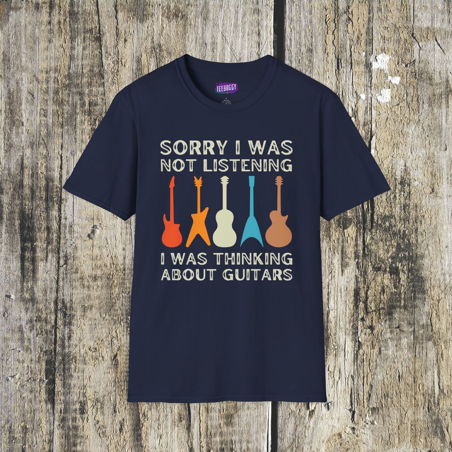 Guitar Types Unisex T-Shirt - Funny Guitarist Shirt