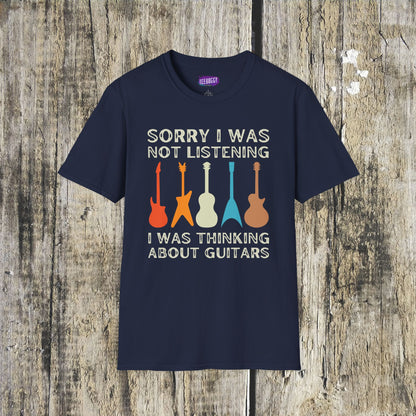 Guitar Types Unisex T-Shirt - Funny Guitarist Shirt