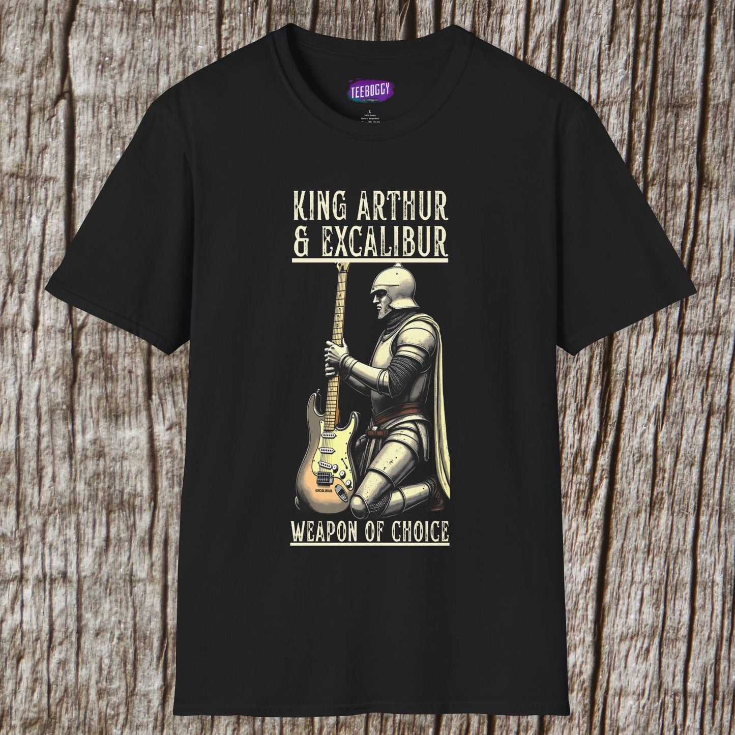 King Arthur Guitar T-Shirt